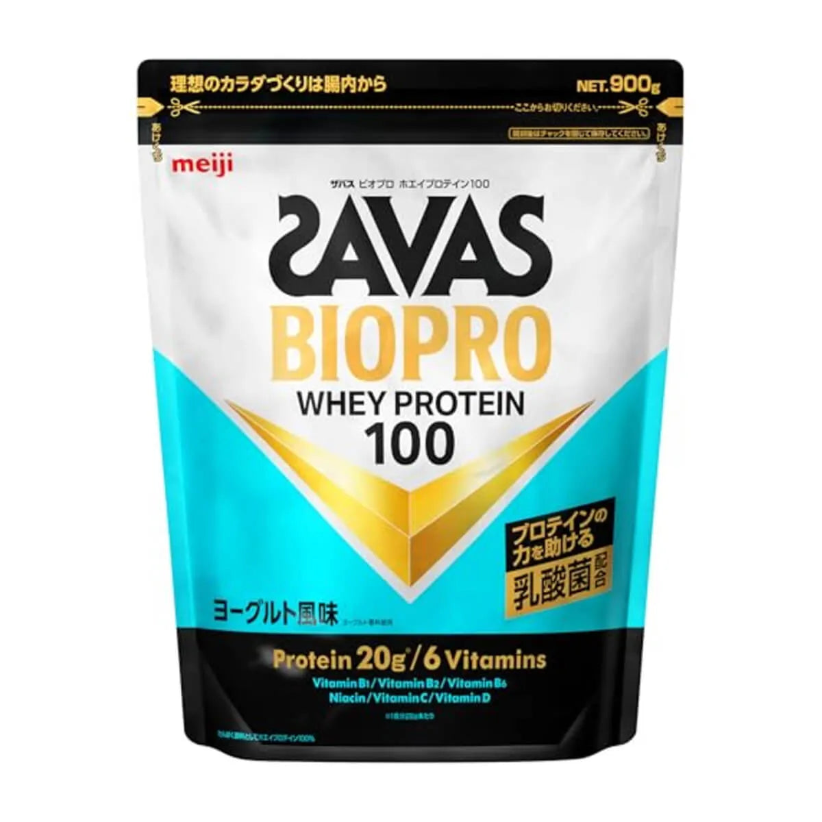 Meiji 明治-SAVAS BIOPRO Whey Protein 100 Yogurt Flavor 900g｜imy