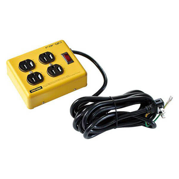 STEEL TAP Extension Cord (4 AC Outlets) PT400 - imy Shop Japan