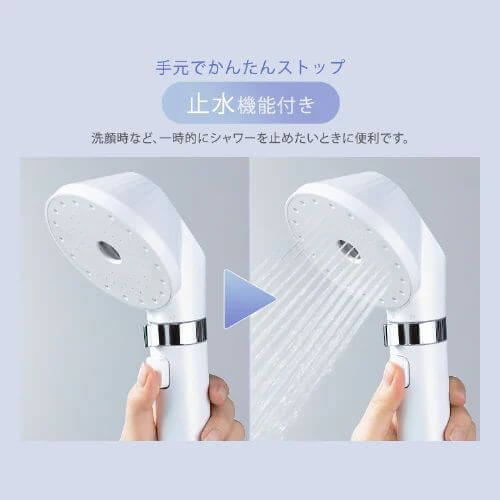 MiCOLA Ultra Fine Bubble Cleansing Shower Head SH-M01-W