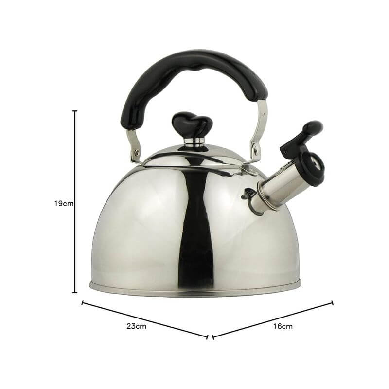 Stainless Steel Whistling Kettle (IH Compatible), Made in Japan