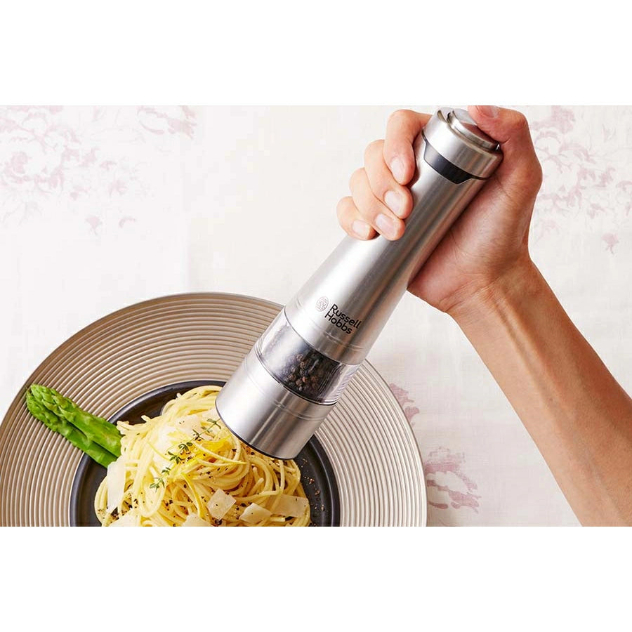 Electric Salt And Pepper Mill Wood Stand Set 7923JP - imy Shop Japan