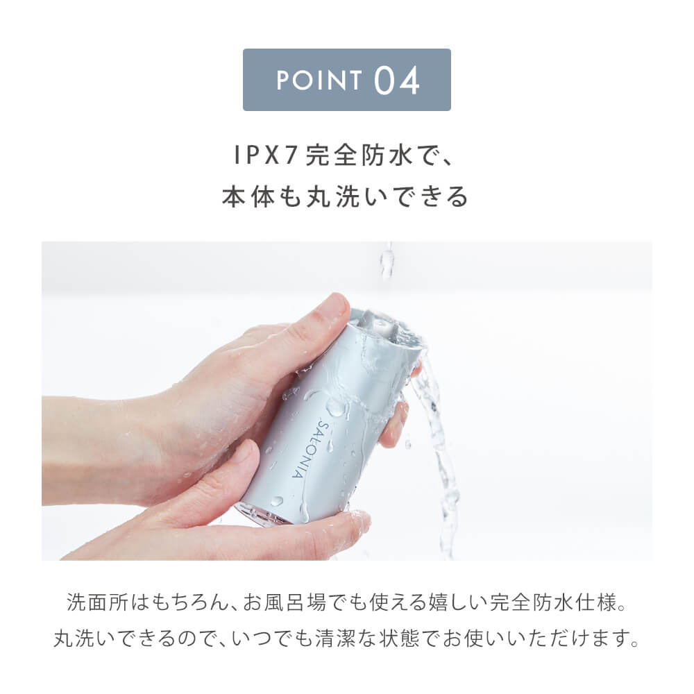 Daily Deep-Clean Ion Facial Brush with Sonic Vibration SAL21202SL - imy Shop Japan