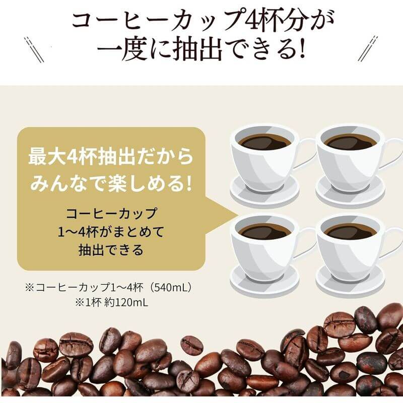 Drip Coffee Maker 4-people EC-TD40AM-BA