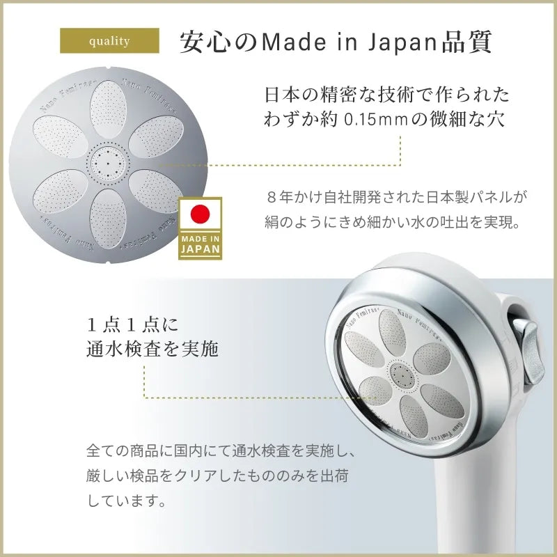 JAPAN STAR-NanoFemiras Plus Nanobubble Shower Head NF2210-P2|imy JAPAN STAR-NanoFemiras Plus Nanobubble Shower Head NF2210-P2|imy
