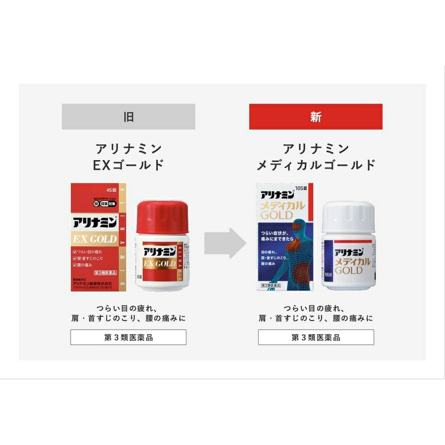 アリナミン Alinamin Pharmaceutical アリナミン製薬-ALINAMIN Medical Gold 105