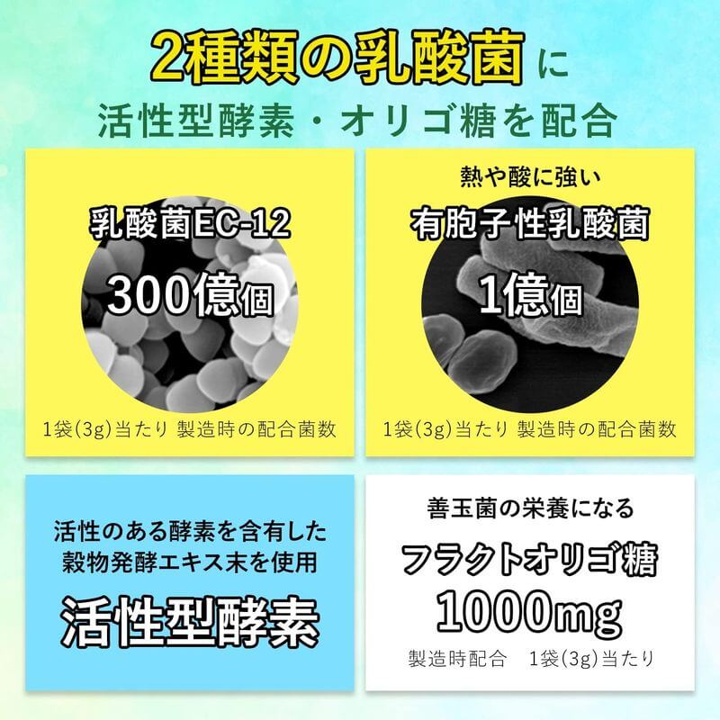 乳酸菌+酵素 大麥若葉 60袋