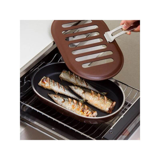 SPACE PAN WIDE Grill Pan M1492R - imy Shop Japan