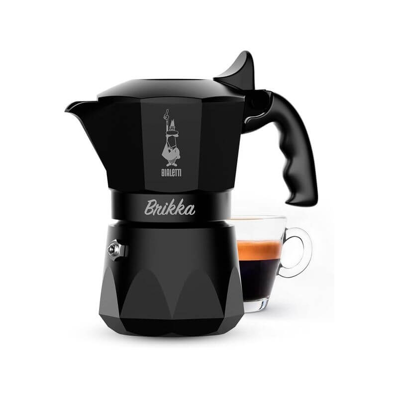 Bialetti-Brikka Black  Japan Limited Edition Stovetop Espresso Maker (2-Cup)  imy Shop Japan