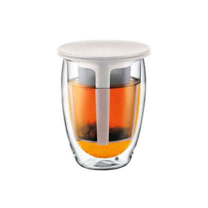 Tea for One Doublewall Glass with Tea Infuser 350ml K11153-913