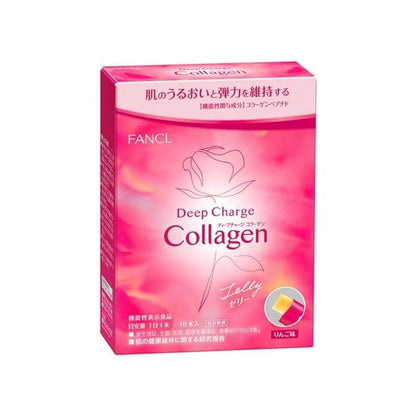 Deep Charge Collagen Stick Jelly, 20g x 10 Packs