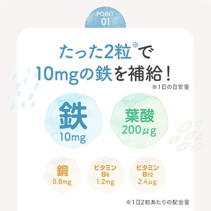 鐵＆葉酸 30日份