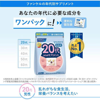 20代男性專用綜合維他命