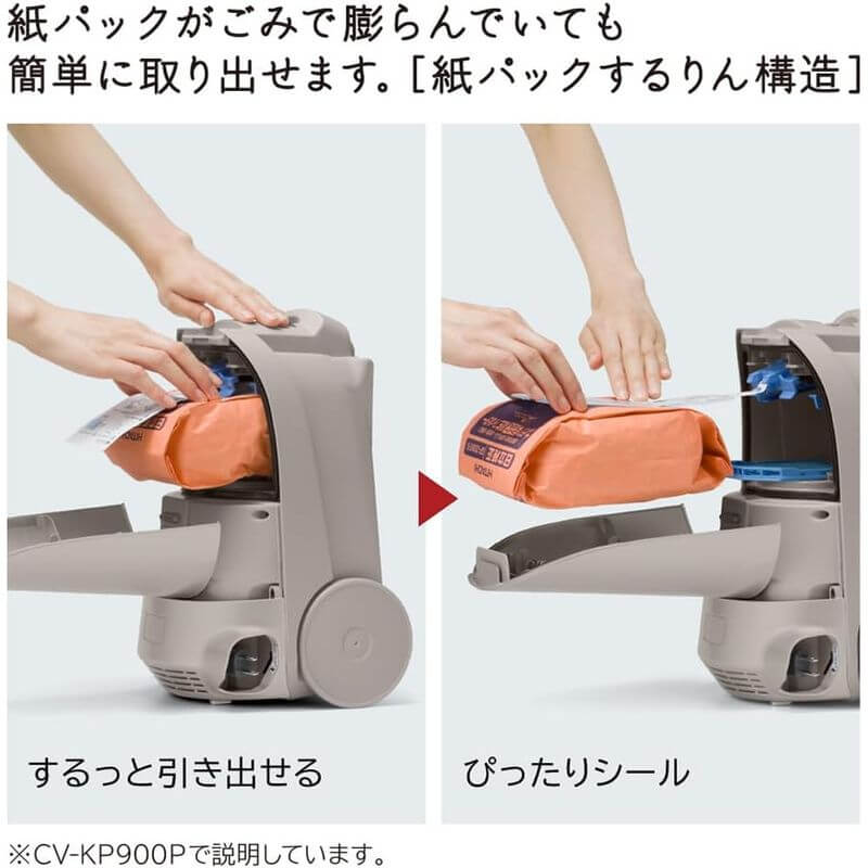 紙袋型吸塵器, 日本製 CV-KP900P-C