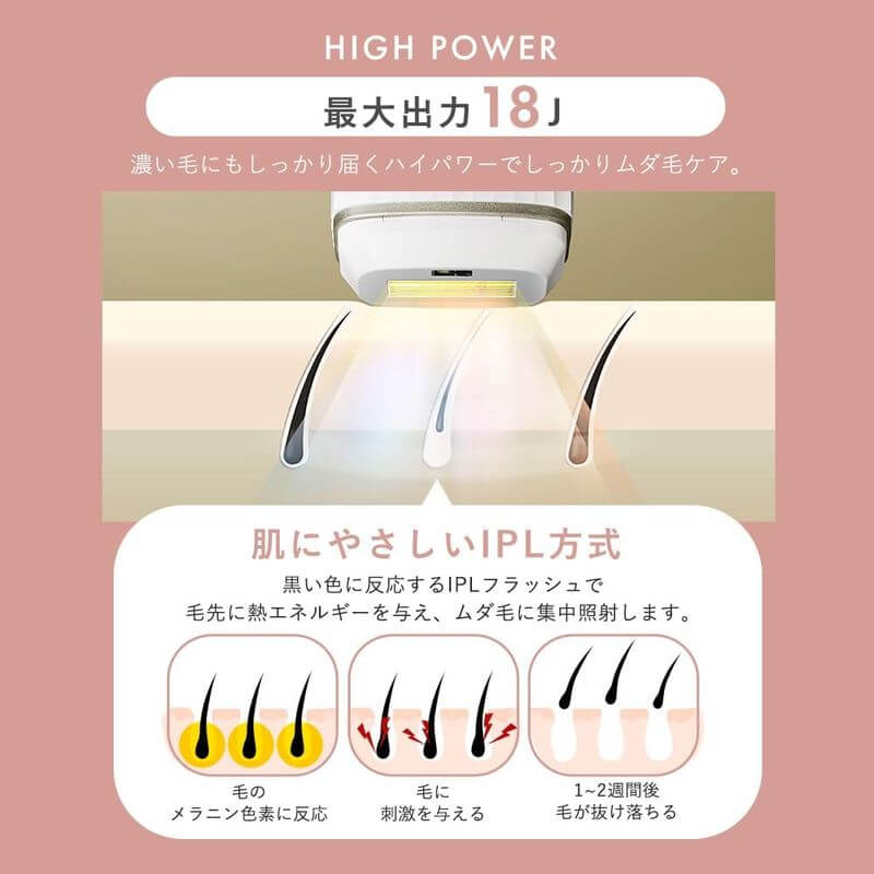 MiCOLA 脈衝光光學除毛儀, AC100-240V LB-M101-W