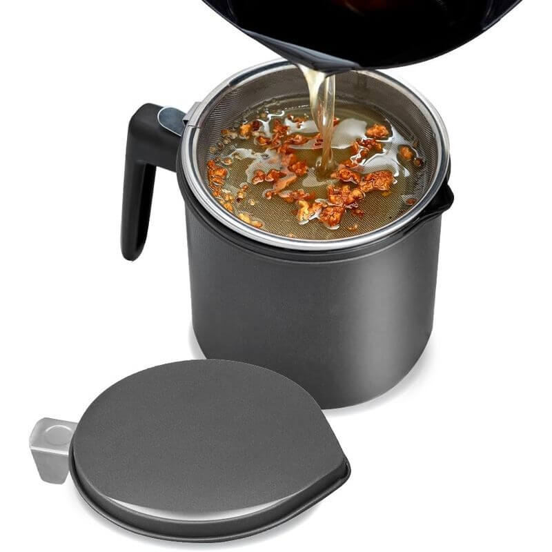 活性碳濾油壺 800ml, 附濾芯 H-OP800