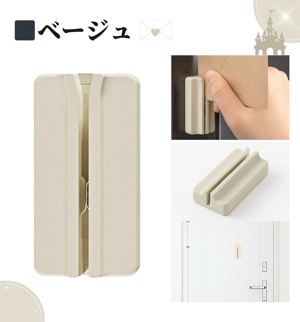 Ouvre-lettres Magnétique Midori – Lame Céramique, Fixation Sur Surface Métallique – Design Compact Noir
