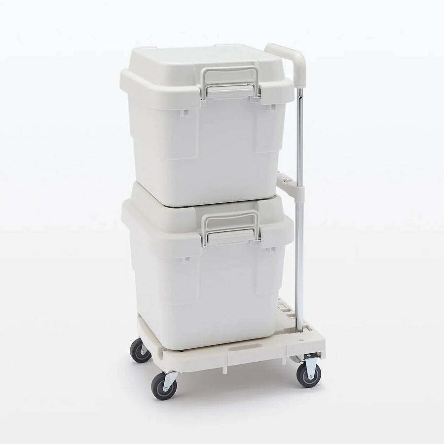 MUJI 無印良品-Adjustable Handle Folding Hand Truck 12823506｜imy