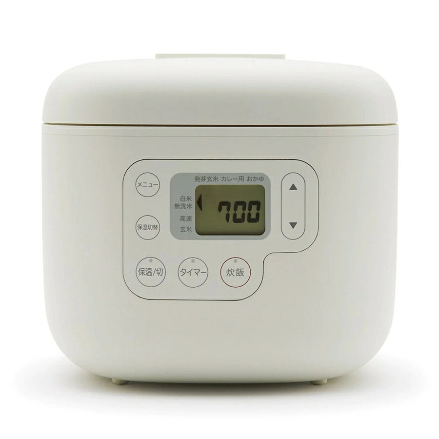 Rice Cooker with Rice Scoop Holder 3 cups MJ-RC3A3 - imy Shop Japan