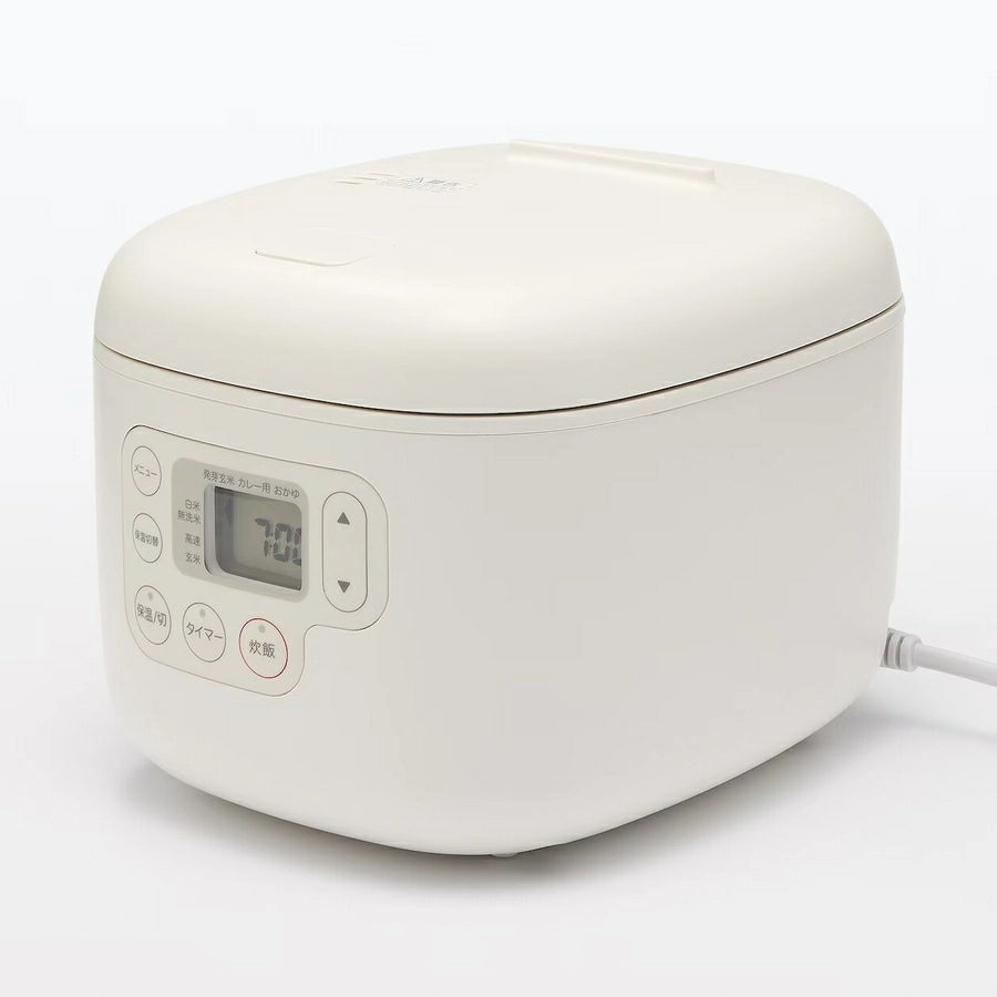 Rice Cooker with Rice Scoop Holder 3 cups MJ-RC3A3 - imy Shop Japan