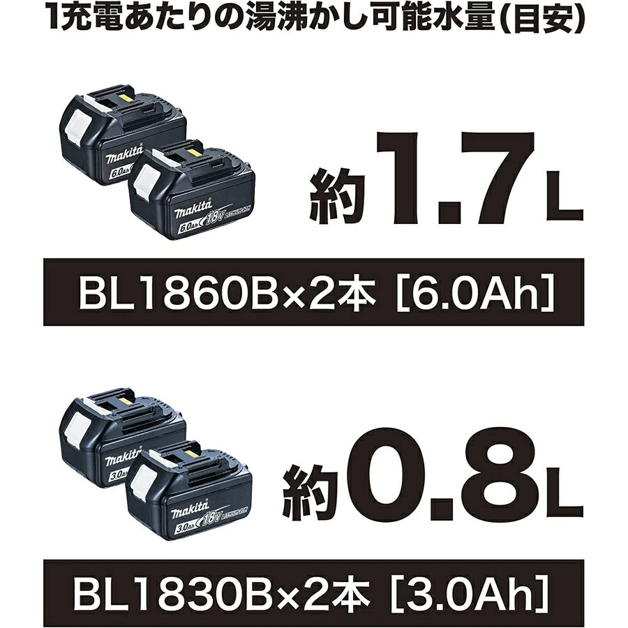36V Cordless Kettle KT360 KT360DZW - imy Shop Japan