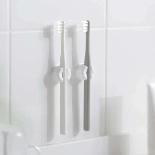 Set of 2 Toothbrush Holder W614CL - imy Shop Japan