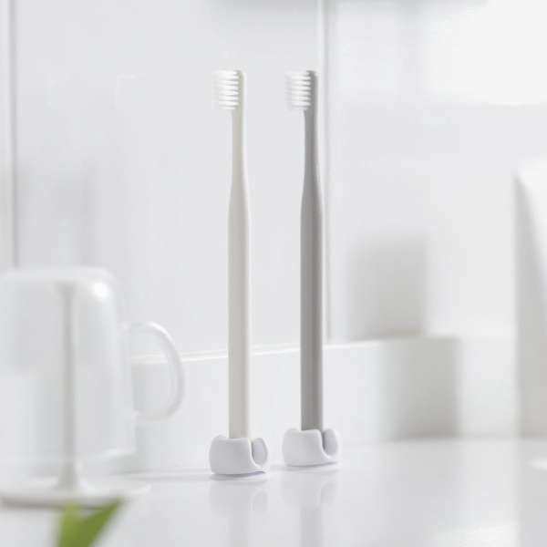 Set of 2 Toothbrush Holder W614CL - imy Shop Japan