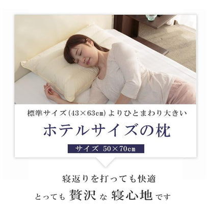 Blissful Sleep Series Pipe Feather Pillow [Large] 630714BO - imy Shop Japan