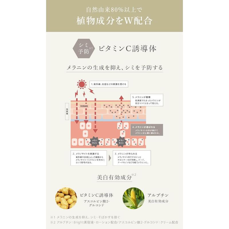 Bright系列 滋潤美白乳霜 45g