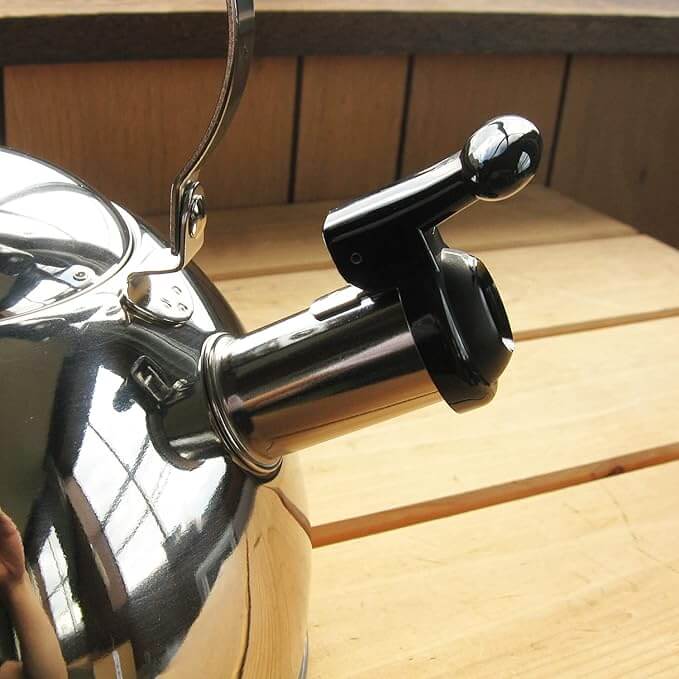 Stainless Steel Whistling Kettle (IH Compatible), Made in Japan