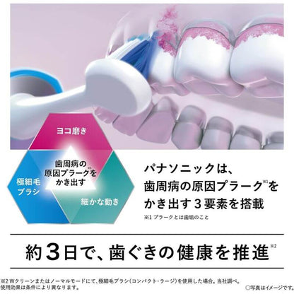 Doltz 電動牙刷替換刷頭(極細毛, 輕巧款) 2入 EW0800-W