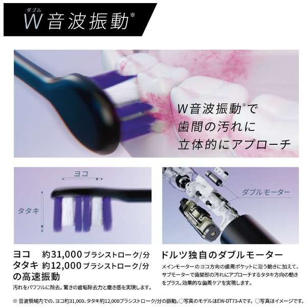 Doltz Sonic Electric Toothbrush EW-DP57 - imy Shop Japan