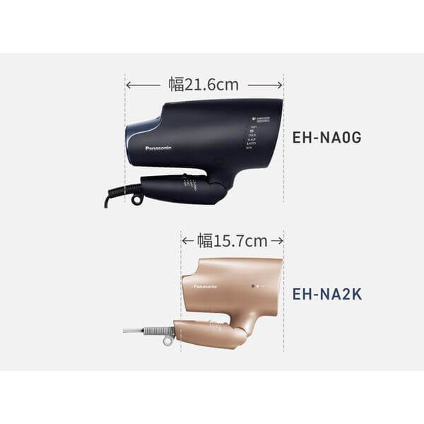 Mineral Hair Dryer nanocare, Compact EH-NA2K