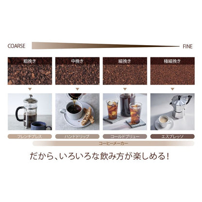 Portable Eletric Coffee Grinder RCM-3 - imy Shop Japan