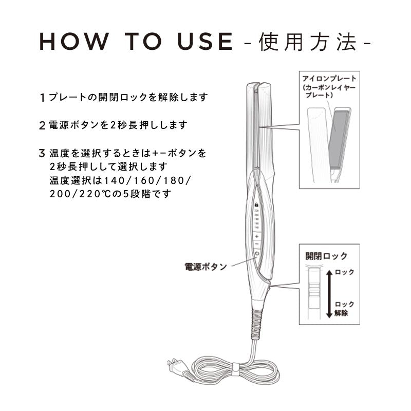 ReFa-BEAUTECH STRAIGHT IRON Hair straighteners RE-AC02A｜imy Shop Japan