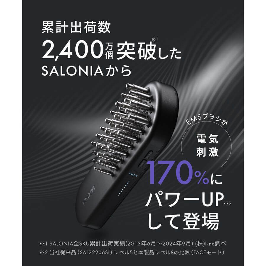 SALONIA-EMS Lift Brush 3D Care SAL24305BK｜imy Shop Japan