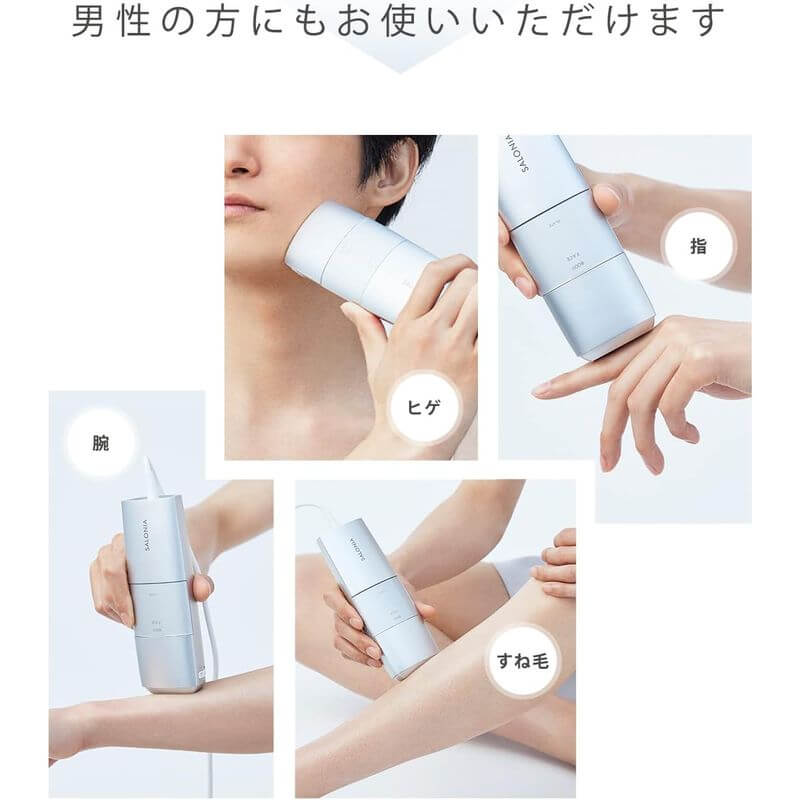 SALONIA-FLASH CRYSTAL SILKEPI IPL Hair Removal AC100V-240V 