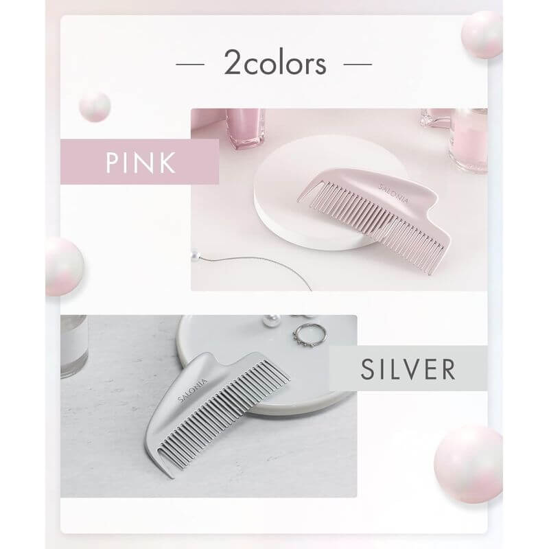 SALONIA-Glossy Care Metal Kassa Comb SAL25322｜imy Shop Japan