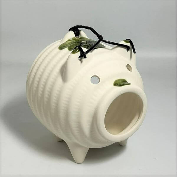 Pig Pottery Mosquito Coil Holder