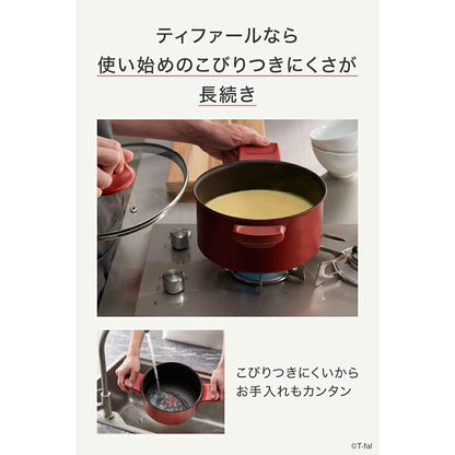 UNLIMITED 2X Rouge Stew Pot 20cm G26244 - imy Shop Japan