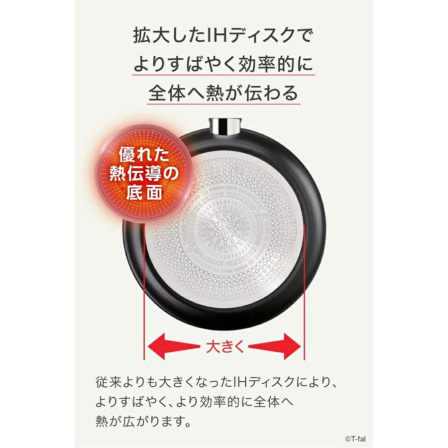 UNLIMITED 6X Hard Titanium Non-Stick Stir Frypan 28cm G26519 - imy Shop Japan