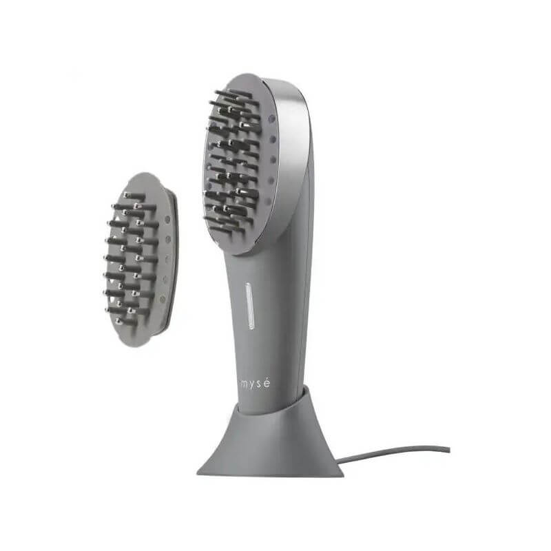 YA-MAN　MS-82G YA-MAN myse Scalp Lift Brush Active Plus Facial Care Device Gray