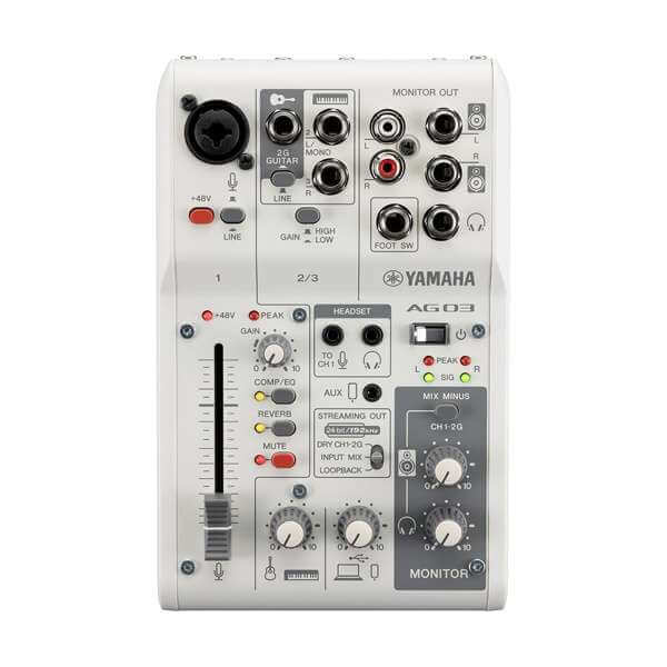 Live Streaming Mixer 3 Channel AG03MK2W - imy Shop Japan