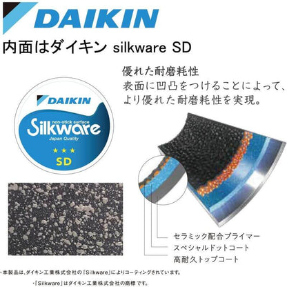 Silkware Wok 28cm, Stove top / IH, Made in Japan A-3124