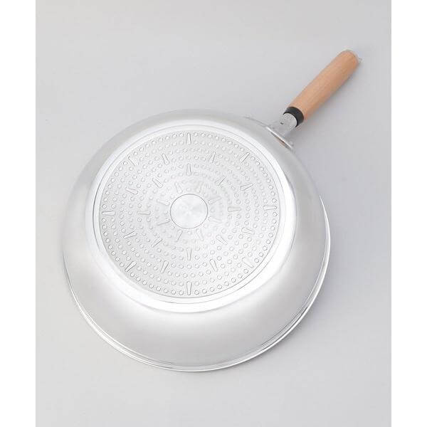 hokua 北陸アルミ-Silkware Wok 28cm, Stove top / IH, Made in Japan