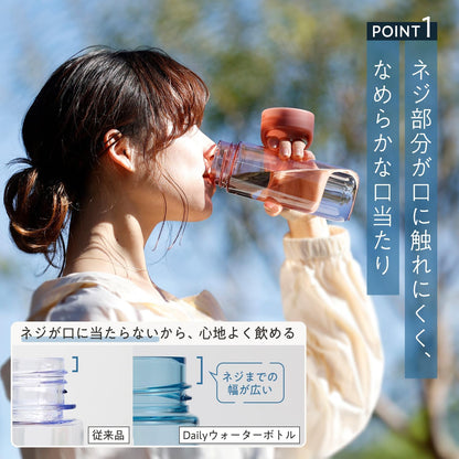 Daily Water Bottle, dishwasher safe, made in Japan